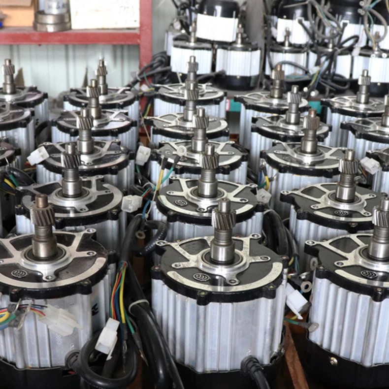 Verified Pro 48V60V72V 350W-3000W Dc Brushless Motor For Manufacturing Small And Medium Power Electric Tricycles