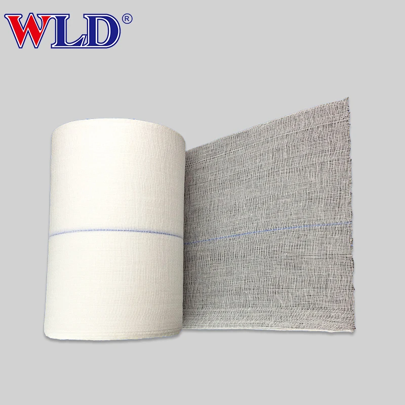 medical 13 threads big gauze roll 90cm*90cm non sterile medical gauze roll