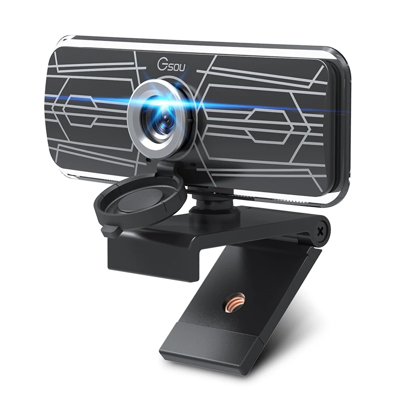 1080P Full HD Widescreen PC Webcam USB 2.0 Desktop and Laptop Webcam, Live Streaming Webcam with Microphone