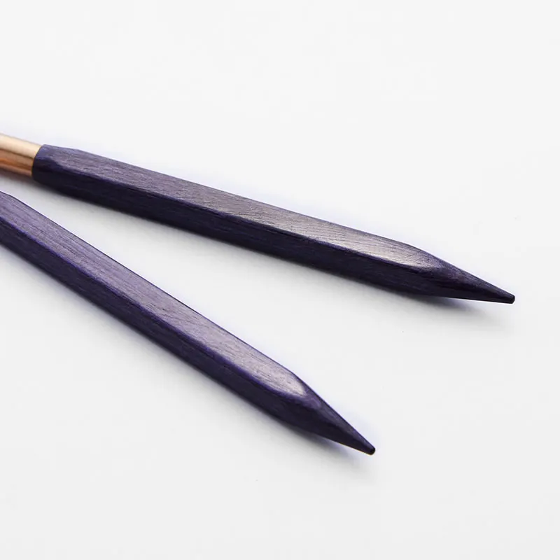 KnitPro Purple Color  J-adore Cubics Deluxe Interchangeable Circular Knitting Needle Set 4.0-8.0mm