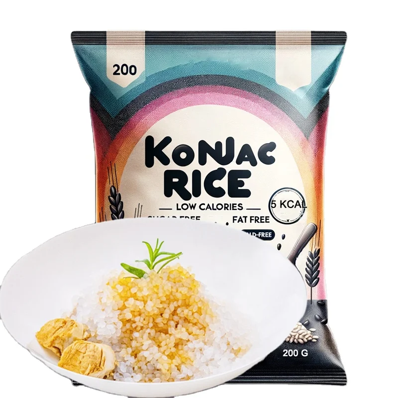 Sugar Free Zero Calorie Diet Food Amorphophallus Rice Konjak Rice