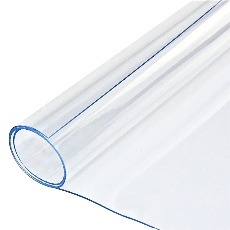 Sufficient production capacity 700 micron transparent pvc film  roll for printing
