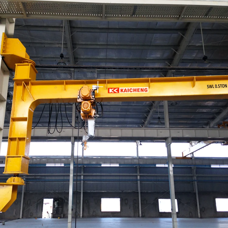 Extra long service life,sturdy and durable electric hoist jib crane 500kg made of top grade high strength steel