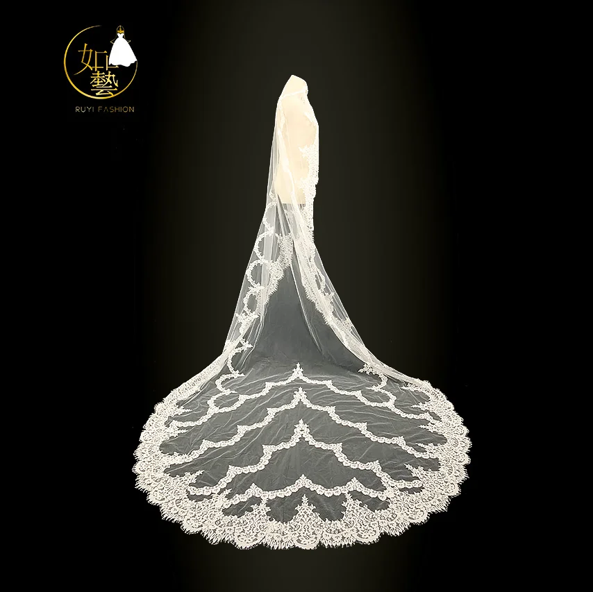 
3M cathedral catholic Wedding Traditional Wedding Veil 