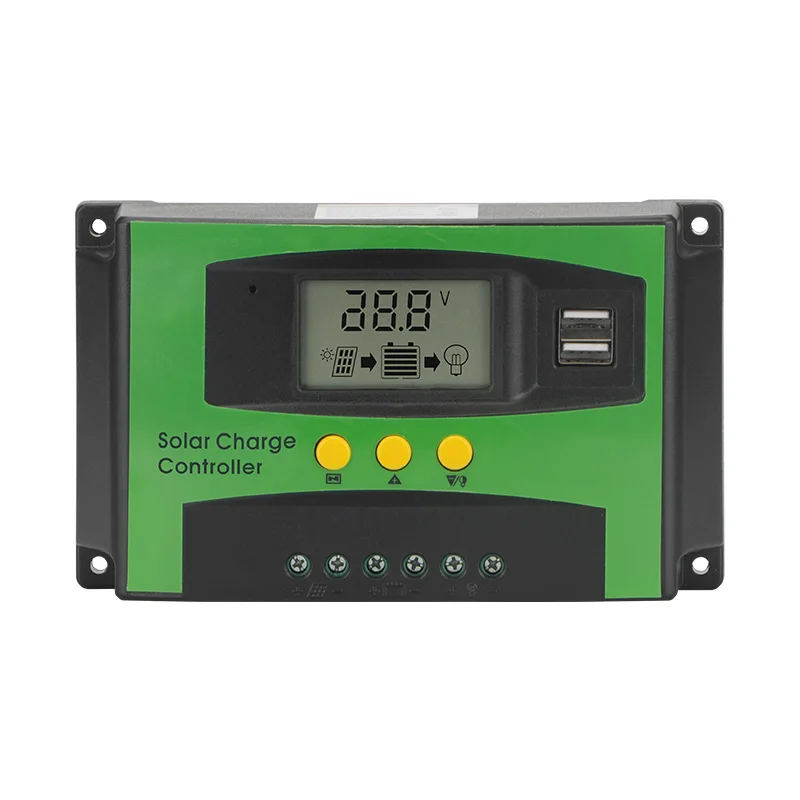 intelligent pwm lifepo4 solar charge controller 12v 24v 10a 20a 24 off grid solar pwm controller 1000watt pv system