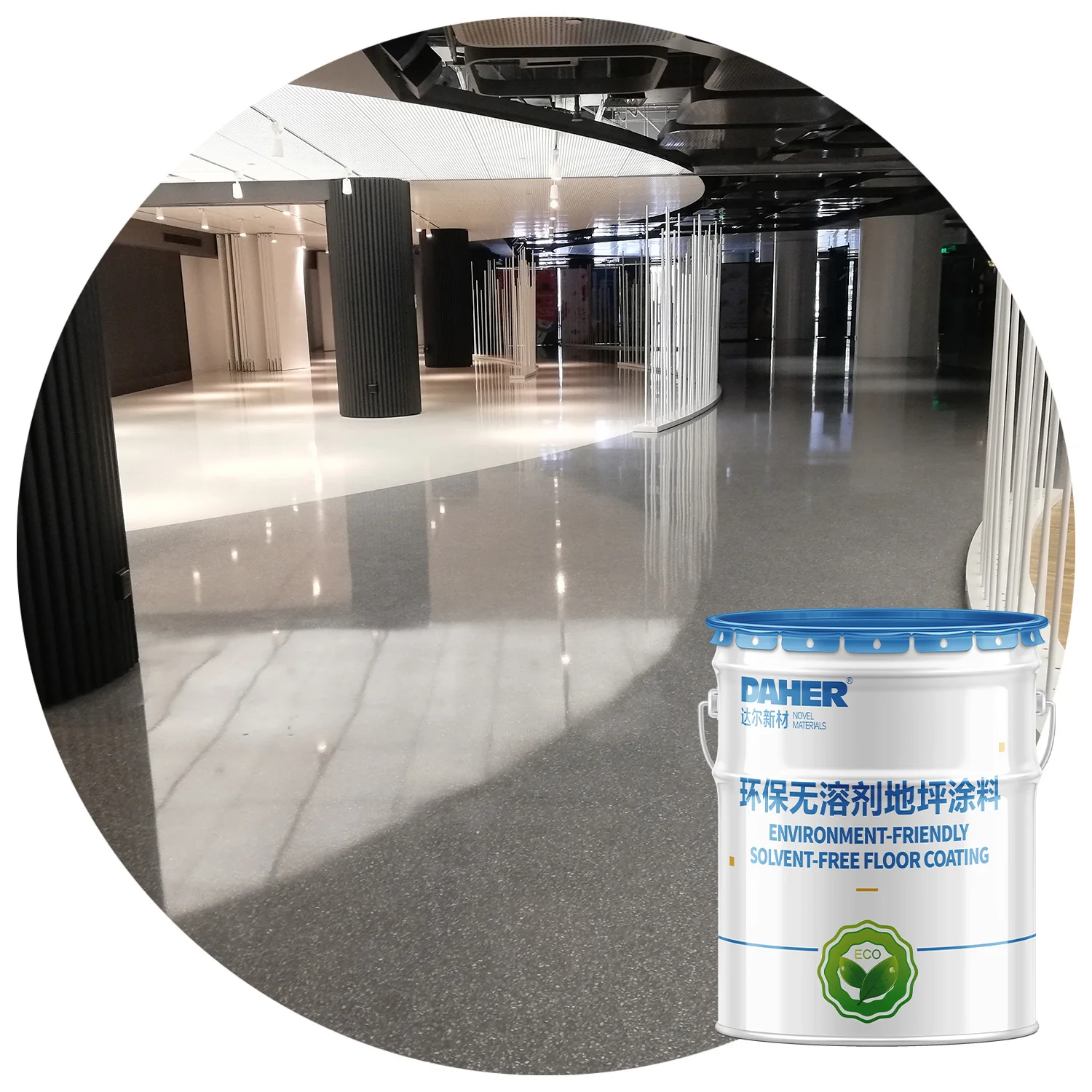 Decorative Epoxy Chip Flake Fleck Epoxy Terrazzo Floor Paint For Resinous Flooring