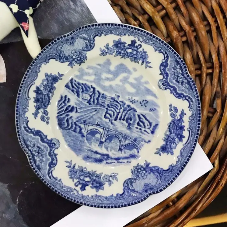 Factory Custom Cheap China Wholesale Gold Reef Charger Plates