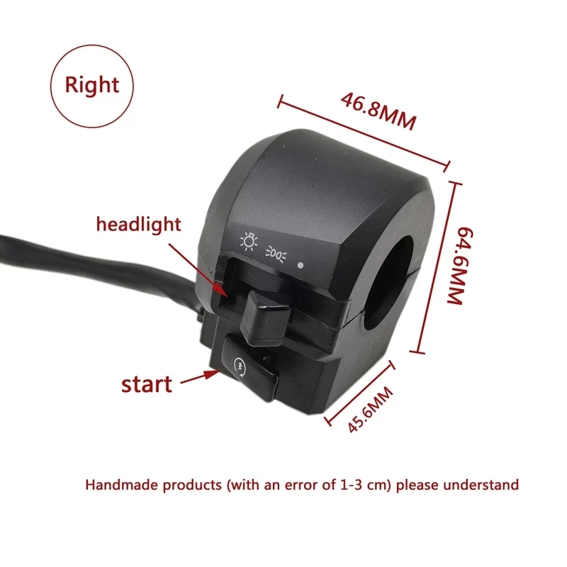 22mm Motorcycle Switches Horn Button Turn Signal Lamp Light Start Handlebar Controller Switch buttons switches