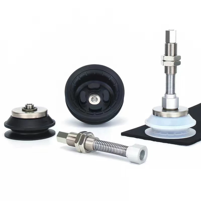 SMC type Industrial Heavy Duty Strong Silicone Vacuum Rubber Suction Cup With Screw hot selling