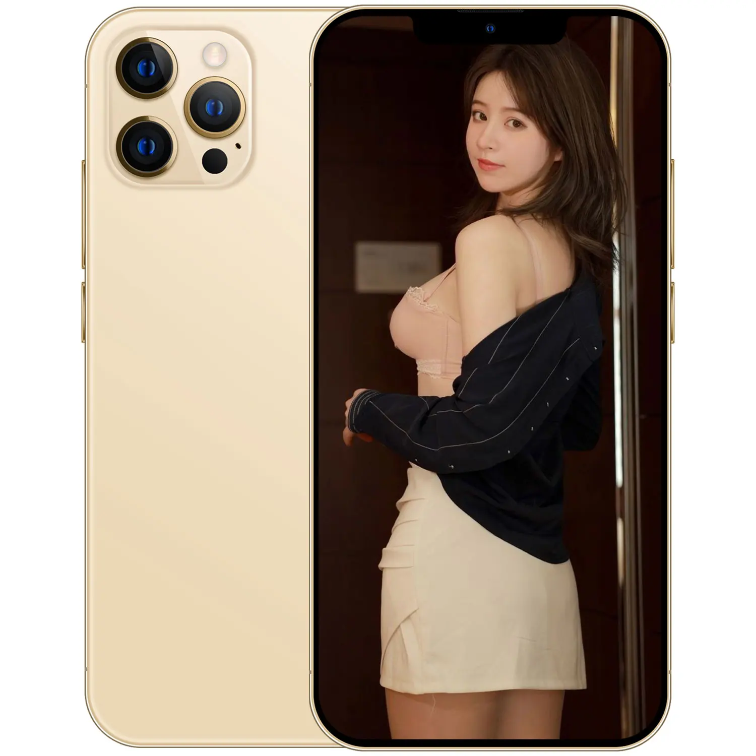 2021 оригинальный i12 Pro Max 6 7 дюймов MTK6799 Android10.0 смартфонов 12GB + 512GB 5G телефон 5600 мАч Power Bank