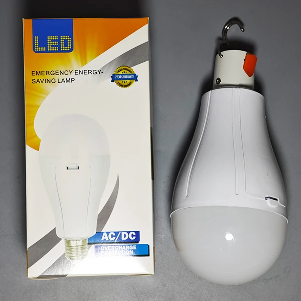 High Quality 15W 20W E27 85-265V Rechargeable LED Emergency Bulb E27 Charging Bulb Wireless with Battery Backup