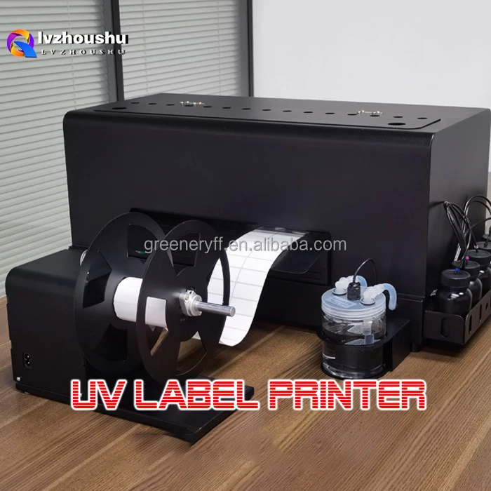 A3 UV Digital Inkjet Label Printer Machine for Printing Labels Uv Printer Foil PVC BOPP PE Paper Roll with LED Core Components