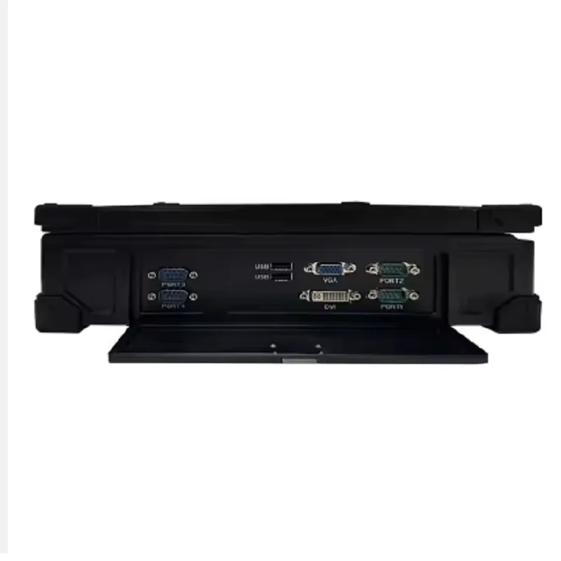 15.6 inch LCD Upward Portable Industrial Computer Supports Intel QM77 I/O controller rugged laptop Resistived touch screen