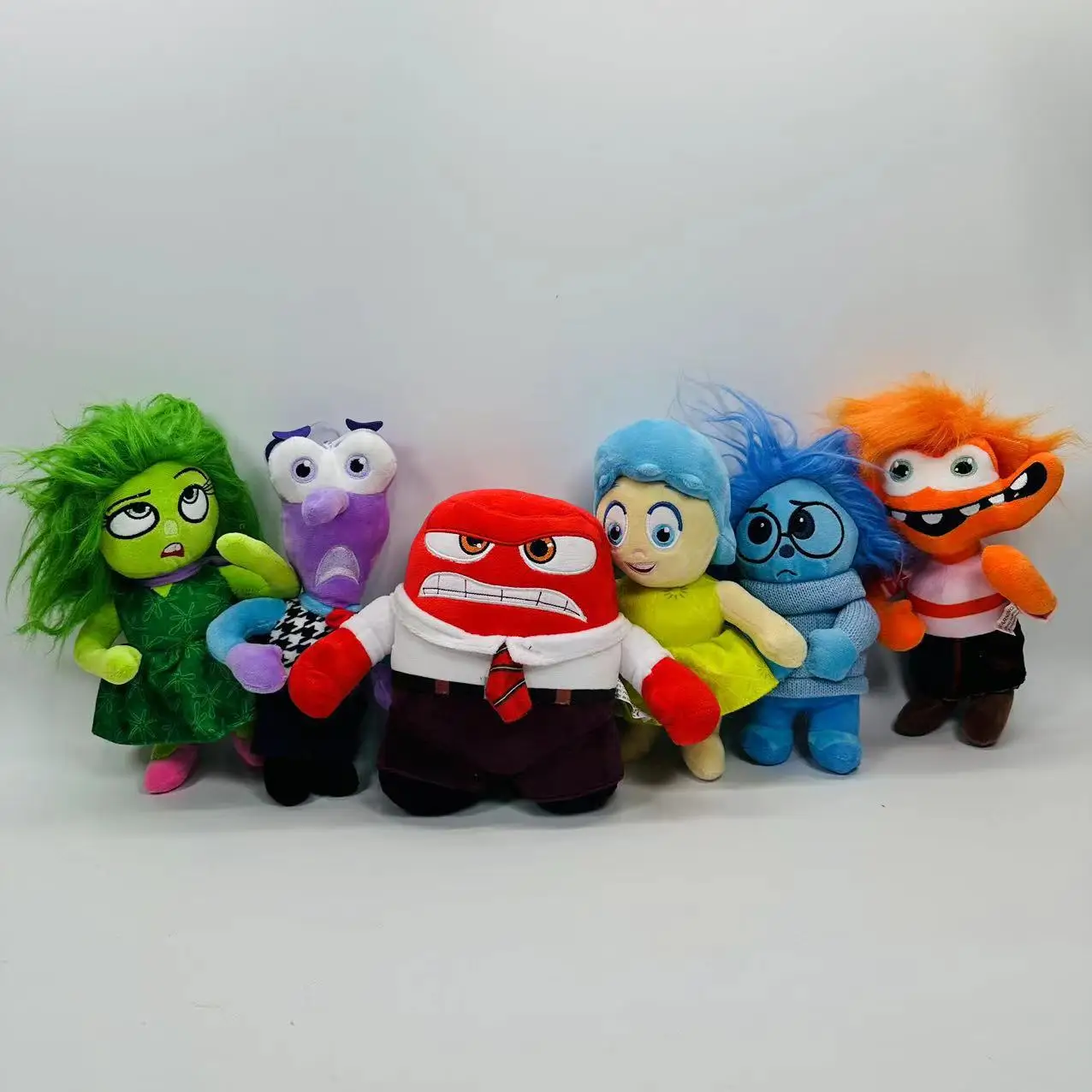 Inside Out Plush Figure Toys Kids Gift Cute Cartoon Character Plush Dolls for Claw Machine