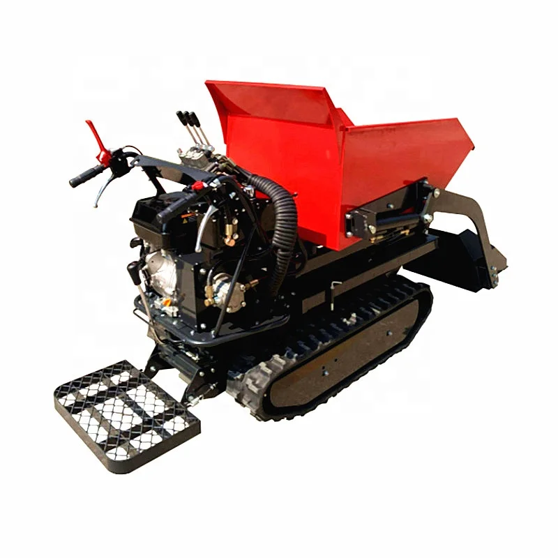 Hot Sale Mini Carrier Crawler Dumper 500kg Small Dumpers  Hydraulic Mini Truck For Sale