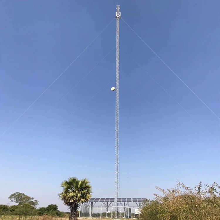 Оцинкованная стальная коммуникационная анеметрическая мачтовая башня