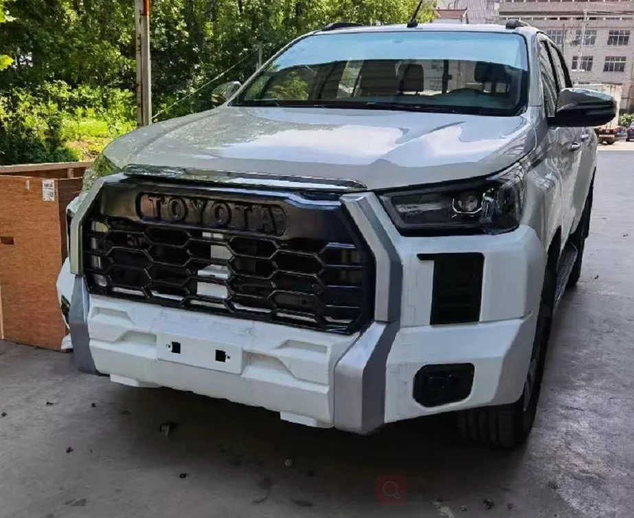 KLT автомобильные аксессуары facelift передний бампер для hilux revo rocco 2015-2021 рестайл до 2021tundra модифицированный