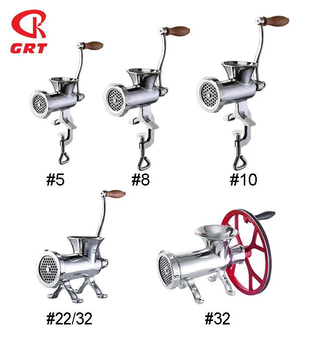 #8 Stainless Steel Hand Operated Porkert Meat Mincer Manual Meat Grinder