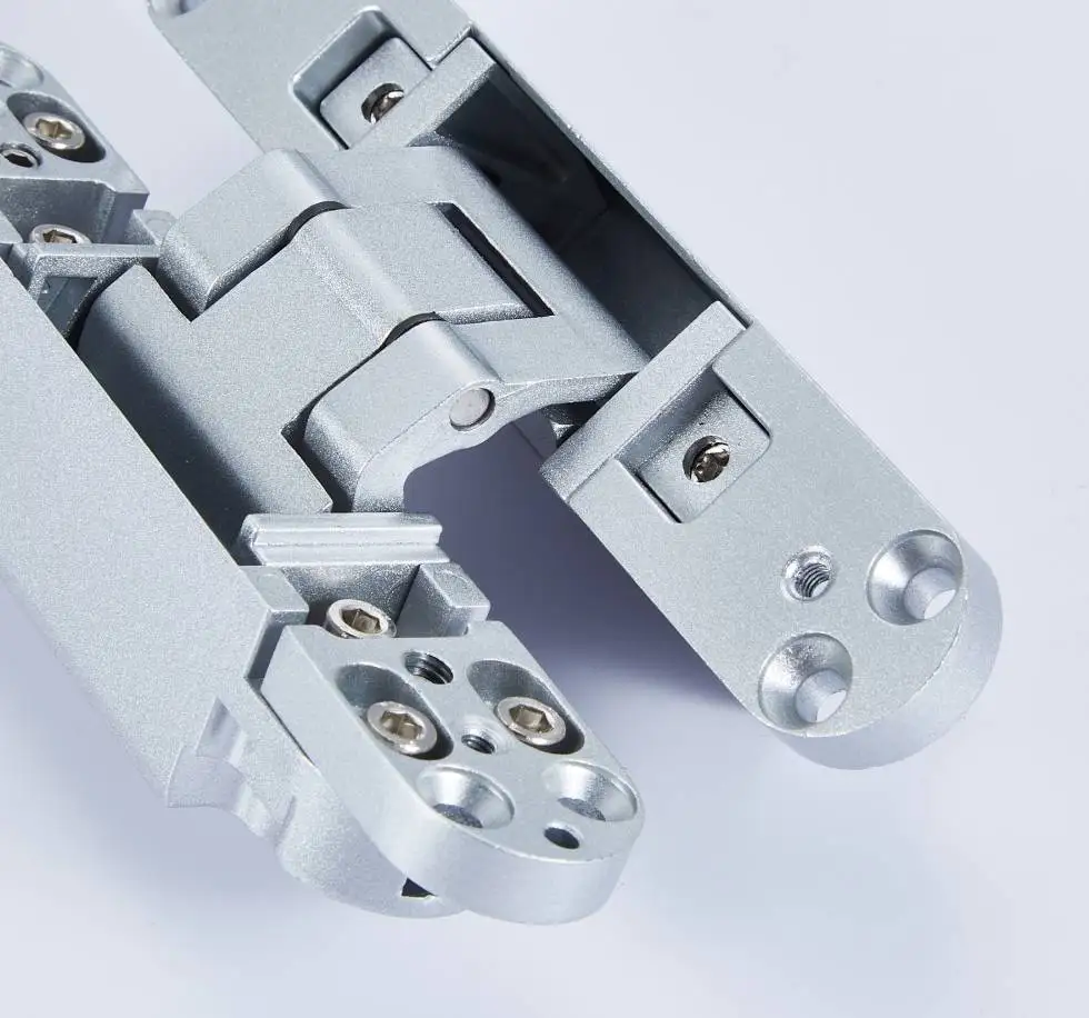 Folding 3D Furniture Hinge High Quality Kitchen Cabinet stainless steel invisible hinges Hidden Concealed door Hinges