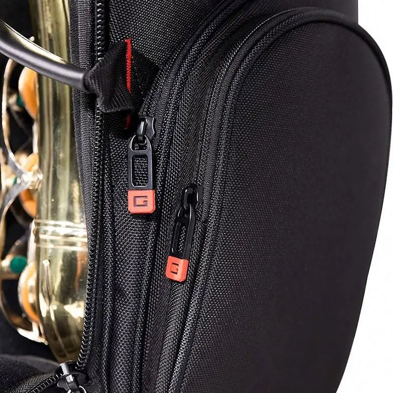Free Sample  Free Sample customize  1200 D Nylon and 27 MM Padded Lightweight Alto Saxophone Case Bag