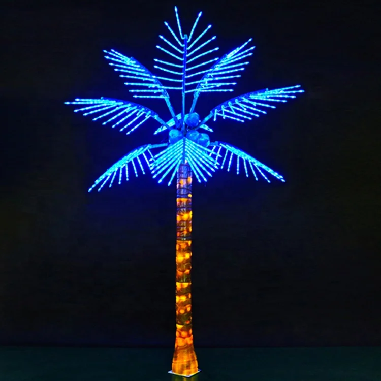 new product ideas 2022 luces led  tree light led ip67 led pixels rgg coconut palm tree light