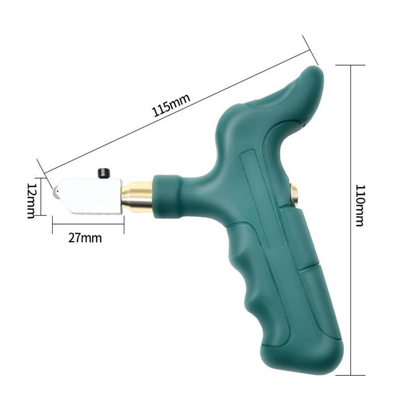 Portable Manual Glass Tile Opener Hand-Held Replacement Cutter Heads Ceramic Tile Glass Cutter Multi-function Glass Cut