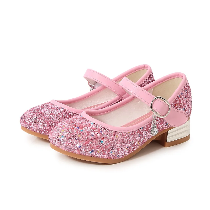ChouShan OEM Sandal Putri 2022 New Four Seasons Fashion Catwalk Crystal Girls Princess Shoes