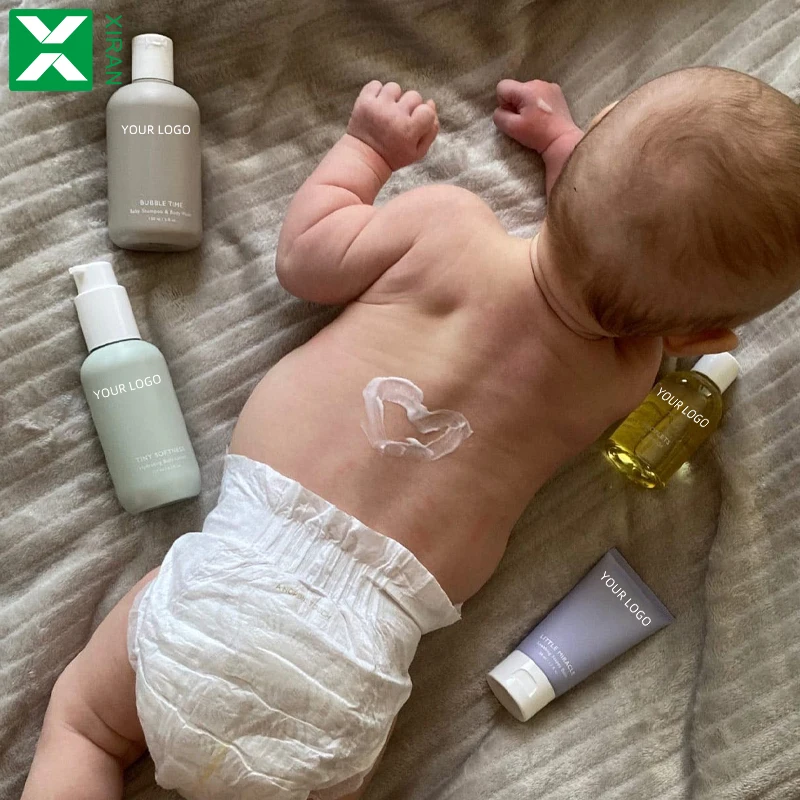 New Arrival Quality Baby Hydrating Lotion Nurturing Bath Oil Baby Shampoo & Body Wash and Baby Soothing Care Diaper Rash Cream
