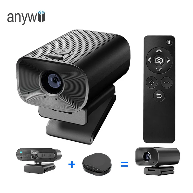 Live Broadcast All-in-one 100 Rotatable Video Conference Camera Zoom Lens Usb Webcam Camera for pc laptop