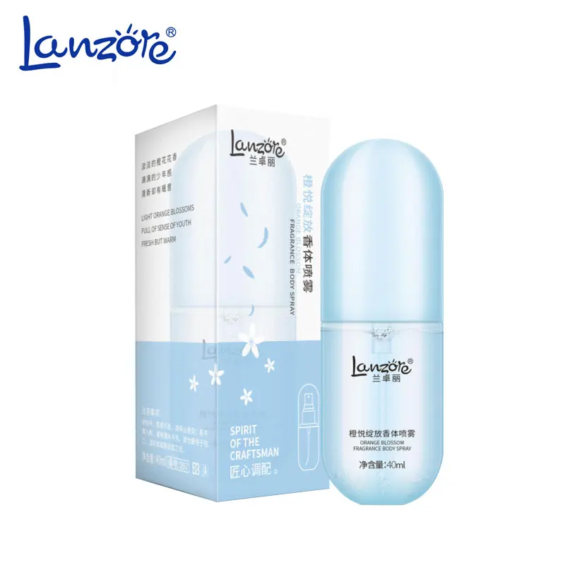 OEM wholesale  fresh plant refreshing moist deodorant body spray for women