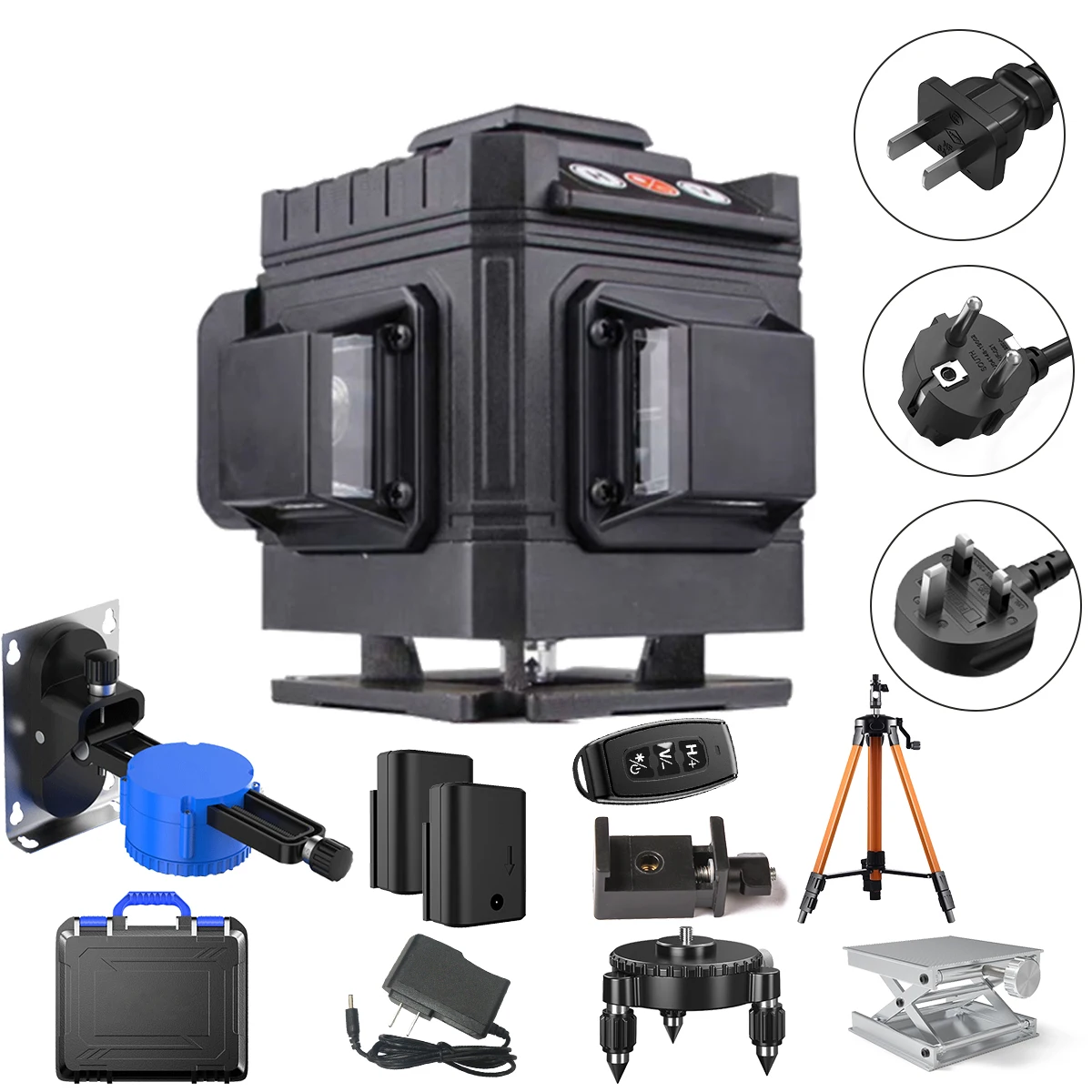 360 degree rotary laser cross level 4d 16 tool green mini construction laser level self