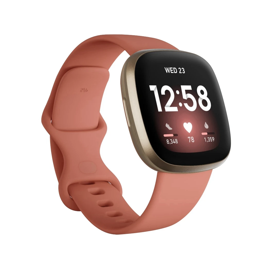 RYB For Fitbit Sense / Fitbit Versa 3 Silicone Band Armband Watch Belt , Versa 3 Rubber Smartwatch Band