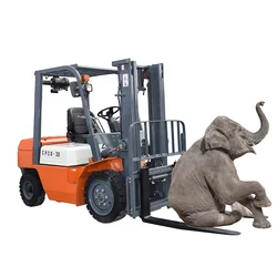 4x4 forklift hot sale powerful 7 ton all rough terrain forklift with ROPS cabin