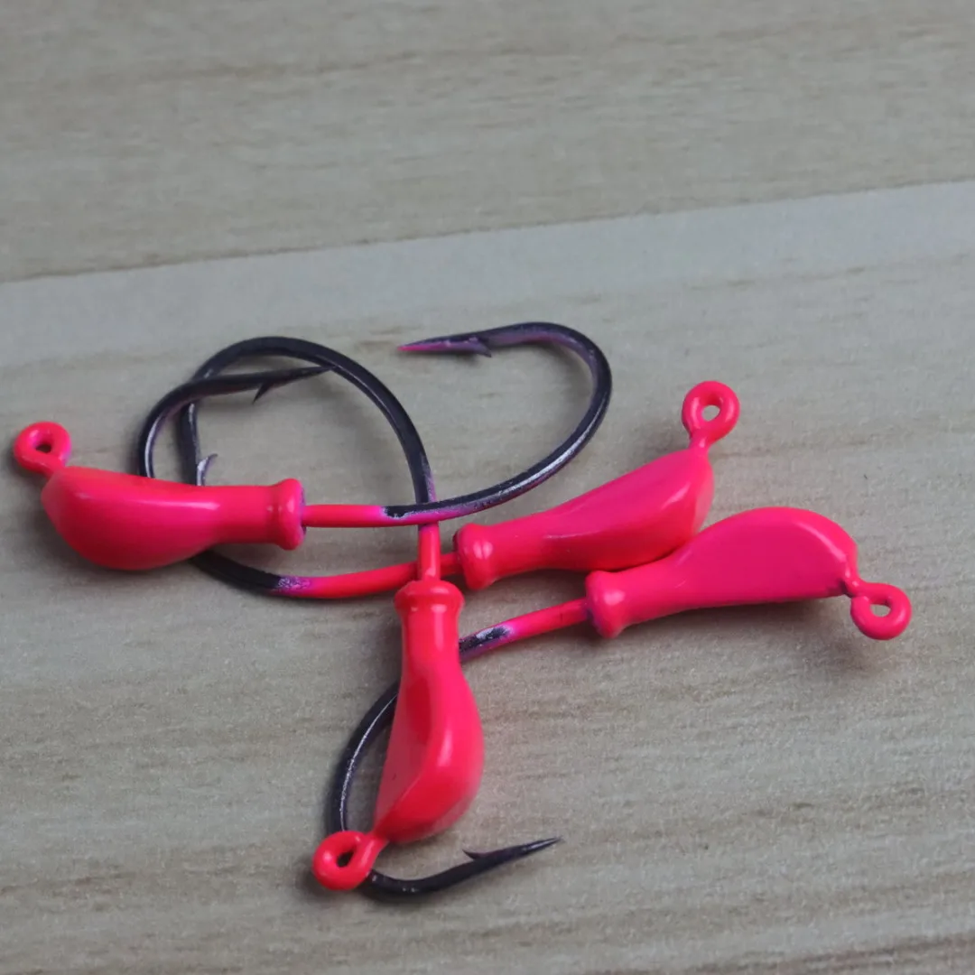 Banana Jig Heads 1/2oz 1/4oz 3/8oz 1/8oz Size Light Tackle Jighead  Hot Pink 2/0 High - Fishing Bait for Salt Or Freshwater