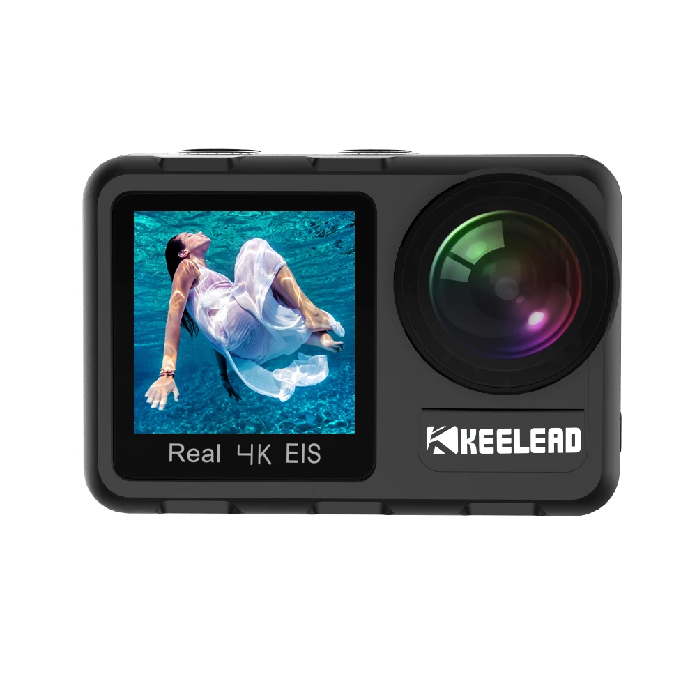  Keelead K80 4K 60FPS 20MP 2 0 Touch LCD EIS двойной экран Wi-Fi Веб-камера Водонепроницаемая видеокамера на шлем экшн-и Спортивная