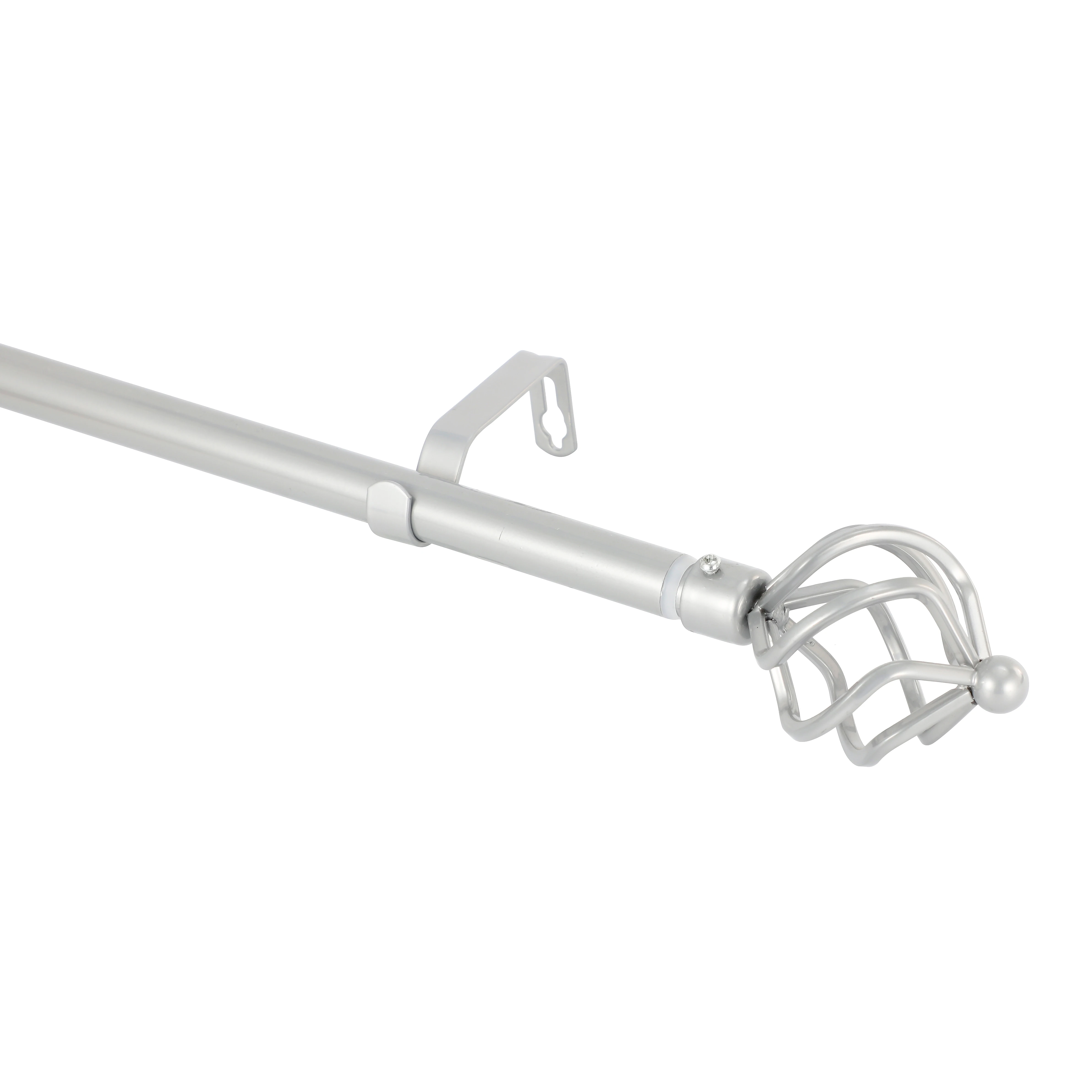 Manufacturer of window curtain holder iron extendable rods 70-120 inches curtain rod