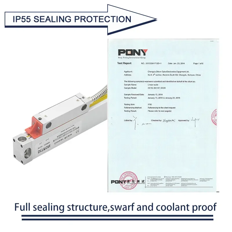 Ditron digital readout linear scale with 3 Axis Digital Readout Dro 50-3000mm Kit for Lathe Machine /Milling Machine
