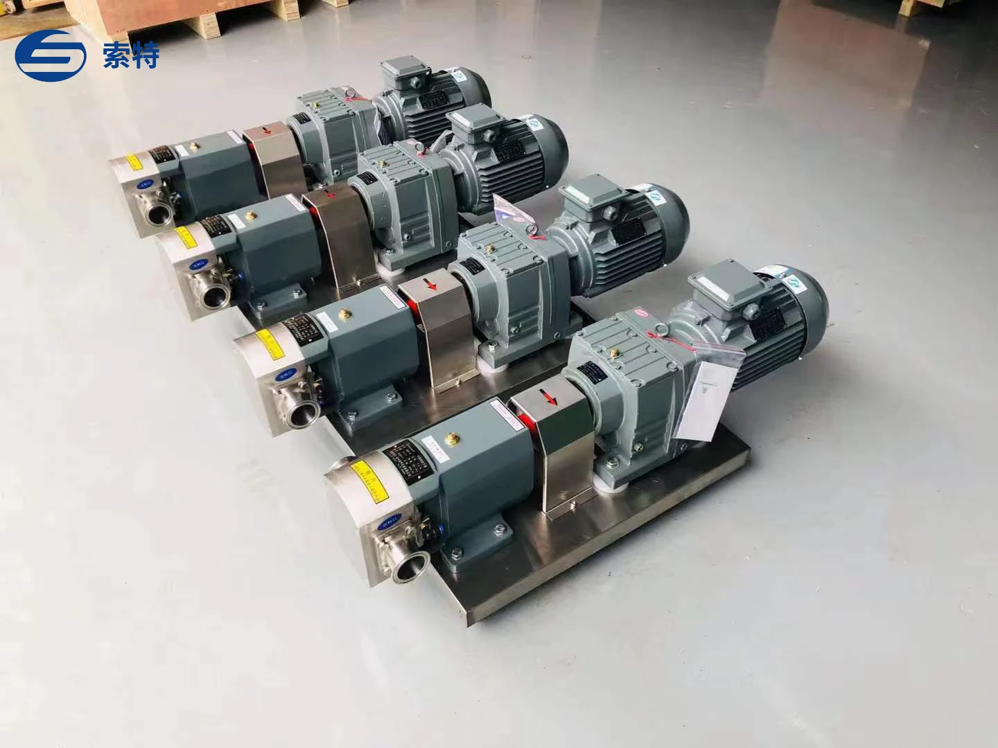 High Viscosity Medium Transportation Rotary Pump Food Grade Rotary Lobe Beer Sanitary Pump