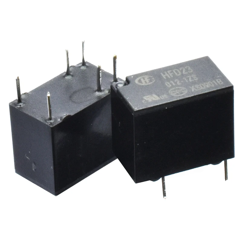 Xiamen Hongfa Relay 2A SPDT 12VDC HFD23 Subminiature PCB Highly Sensitive HFD23-012 HFD23-012-1ZS Signal Relay