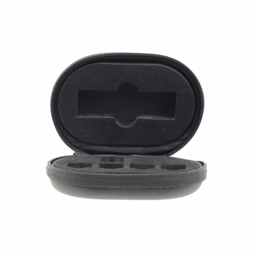 Hot Seller PU Material Promotional Hard Shell Eva Earphone Carrying Case Rectangular Portable Carrying Case