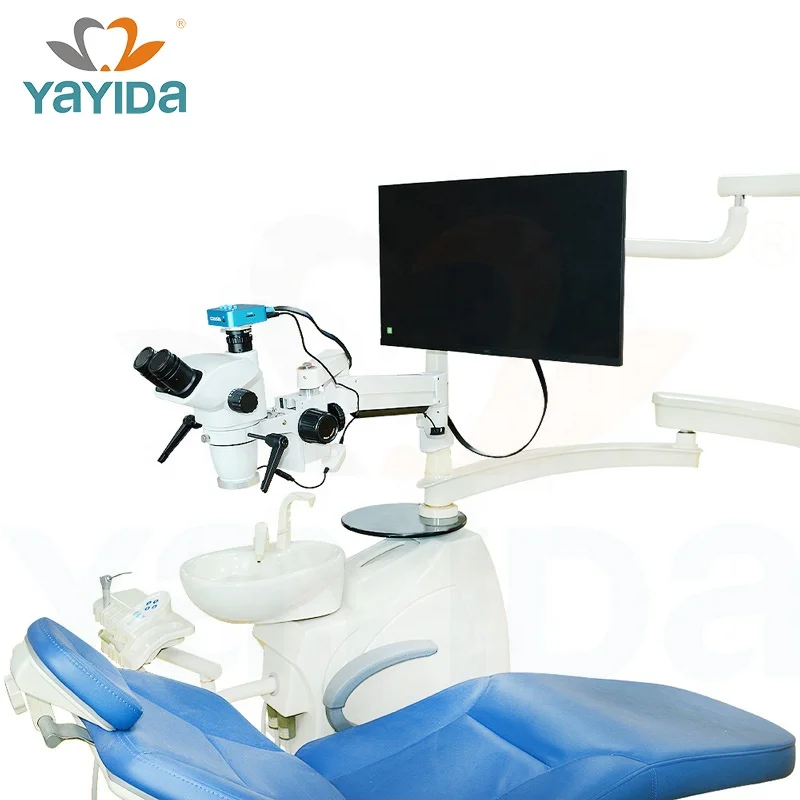 YAYIDA Floor Stand Operating Dental Surgical Movable Endodontic Microscope With Camera