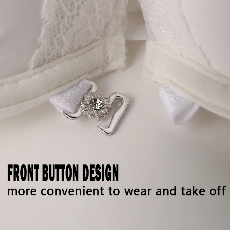 Женский кружевной бюстгальтер с застежкой спереди