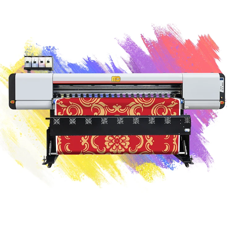 Factory Price Large Sublimation Printer Machine with 6/8pcs i3200A1 Heat Transfer Heads for Textile Fabric and Ink