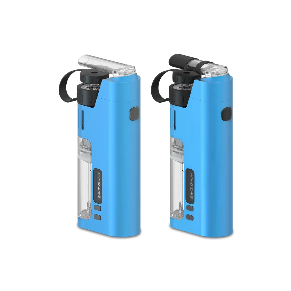 2021 Hot Selling Water Bubbler Haptic Feedback Dab Pen Wax Glass Vape Pen Vaporizer Dab e Rigs Kit