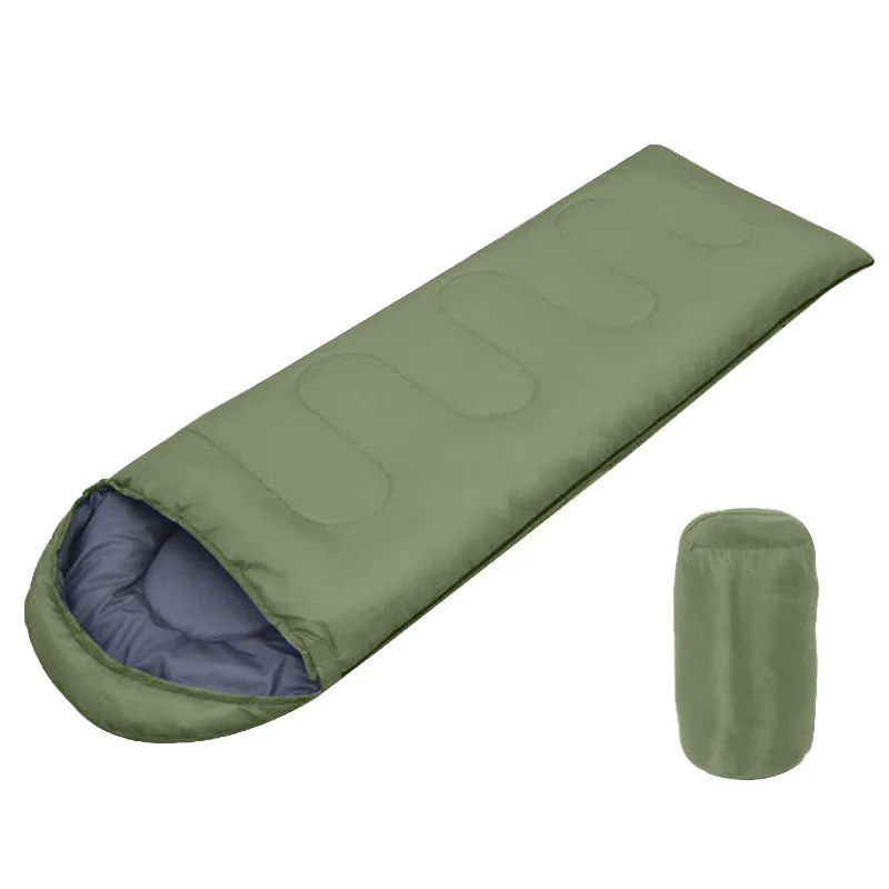 Envelope Style Sleeping Bag Four Season Universal Hiking Bondage -40 Heated -20 Winter Goose Down Outdoor Camping Sleeping Bag