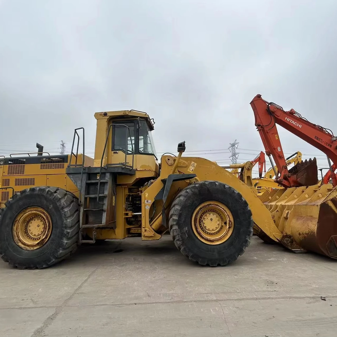 Japan original used Komatsu WA600 big front end wheel loader good condition low price used KOMATSU WA600-6 WA600-8 WA380 Sale