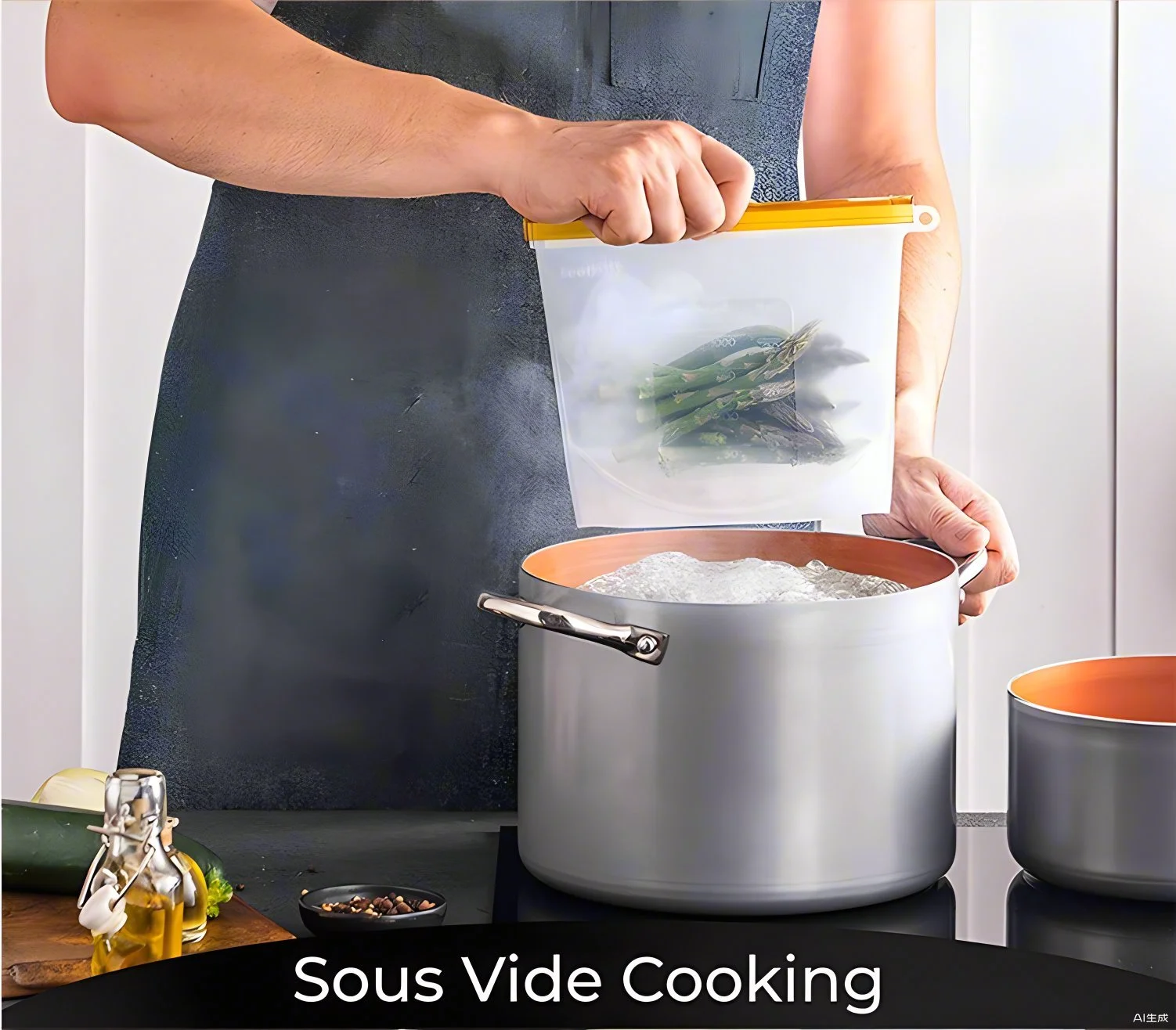 Dishwasher-Safe Lunch Storage Bags Reusable Freezer Bags Silicone Food Storage Bags For microwave oven