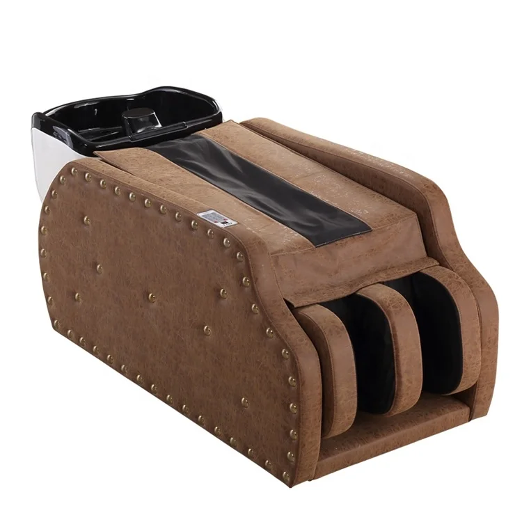 
Electric hair washing shampoo chair head washing body massage shampoo bed for barbershop use 