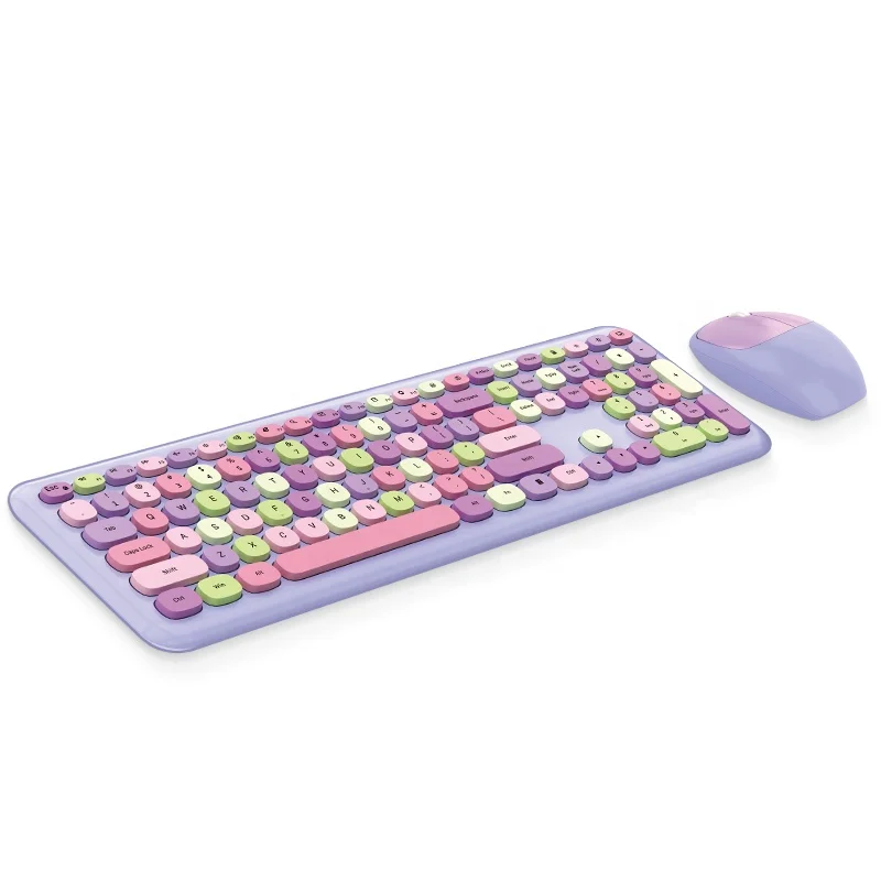 SMK-666395AG Wireless  Keyboard And  Mouse Combo Set(Mix-colored Keycaps)
