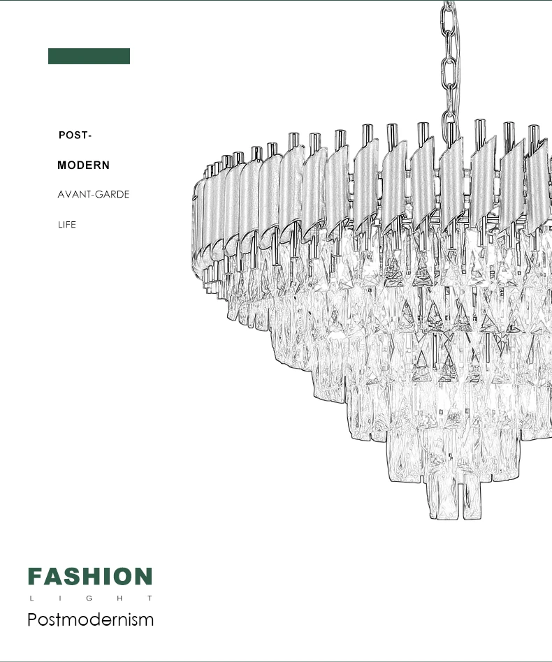 French Banquet Hall Hanging K9 Black Golden Luxury Hotel Nordic Spiral Crystal Stair Chandelier Modern Lighting